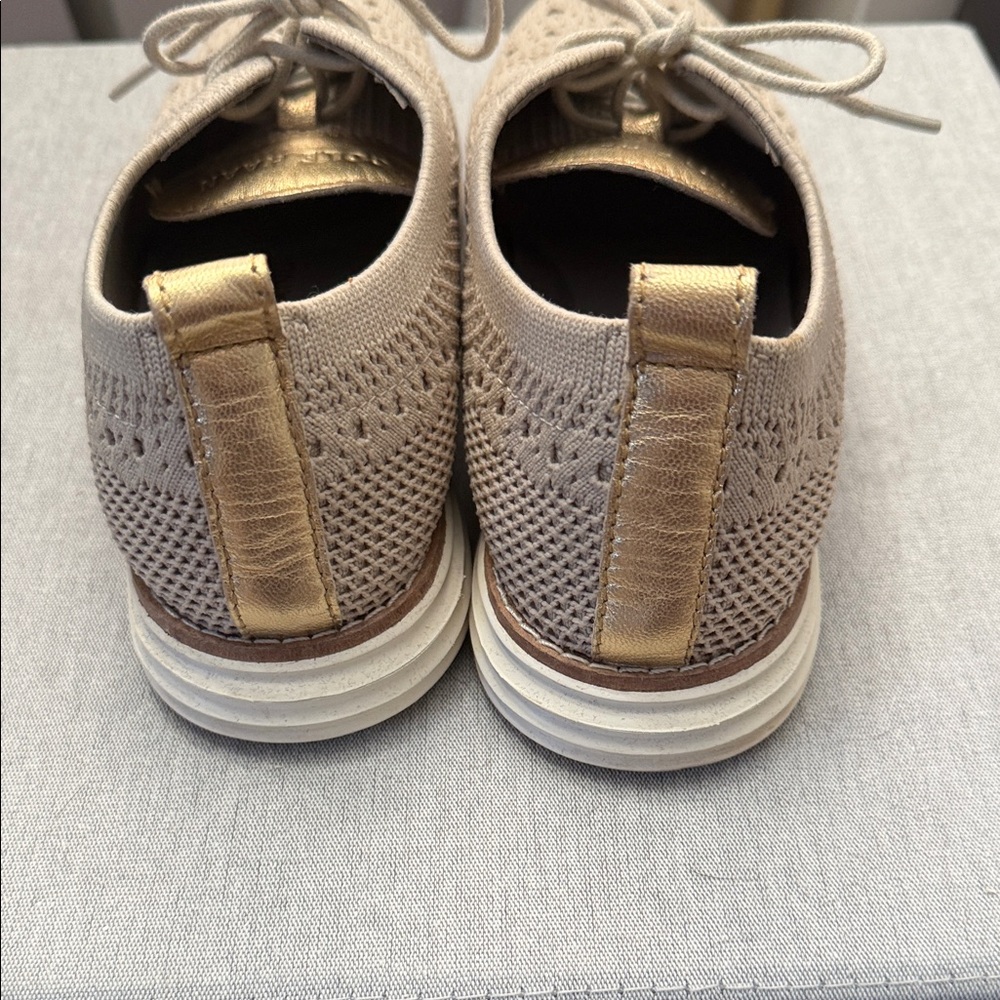 Women's Cole Haan OriginalGrand Stitchlite Wingtip Shoes - Picture 4 of 5